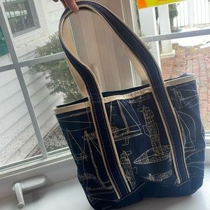 Vintage LL Bean canvas tote bag
